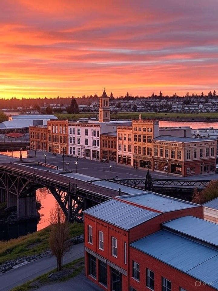 View of Cashmere, WA