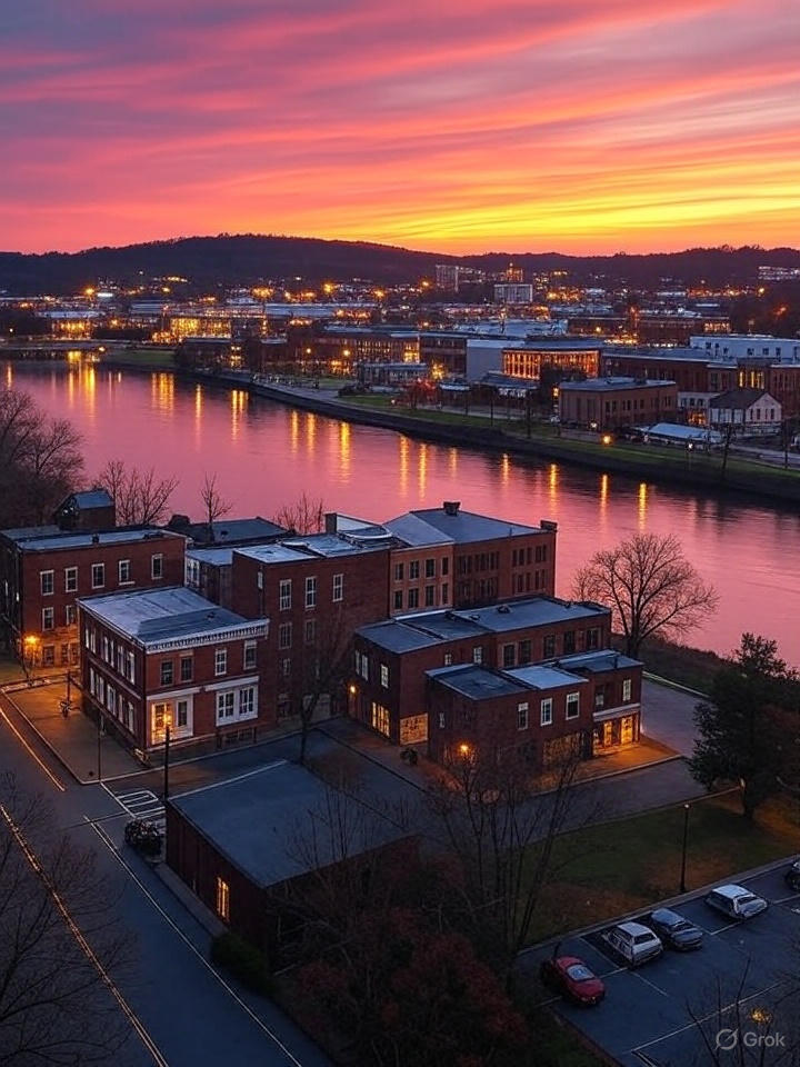 View of Fishersville, VA