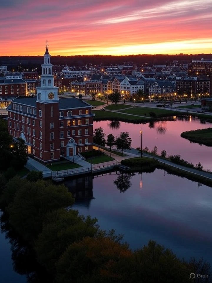 View of Greenfield, MA