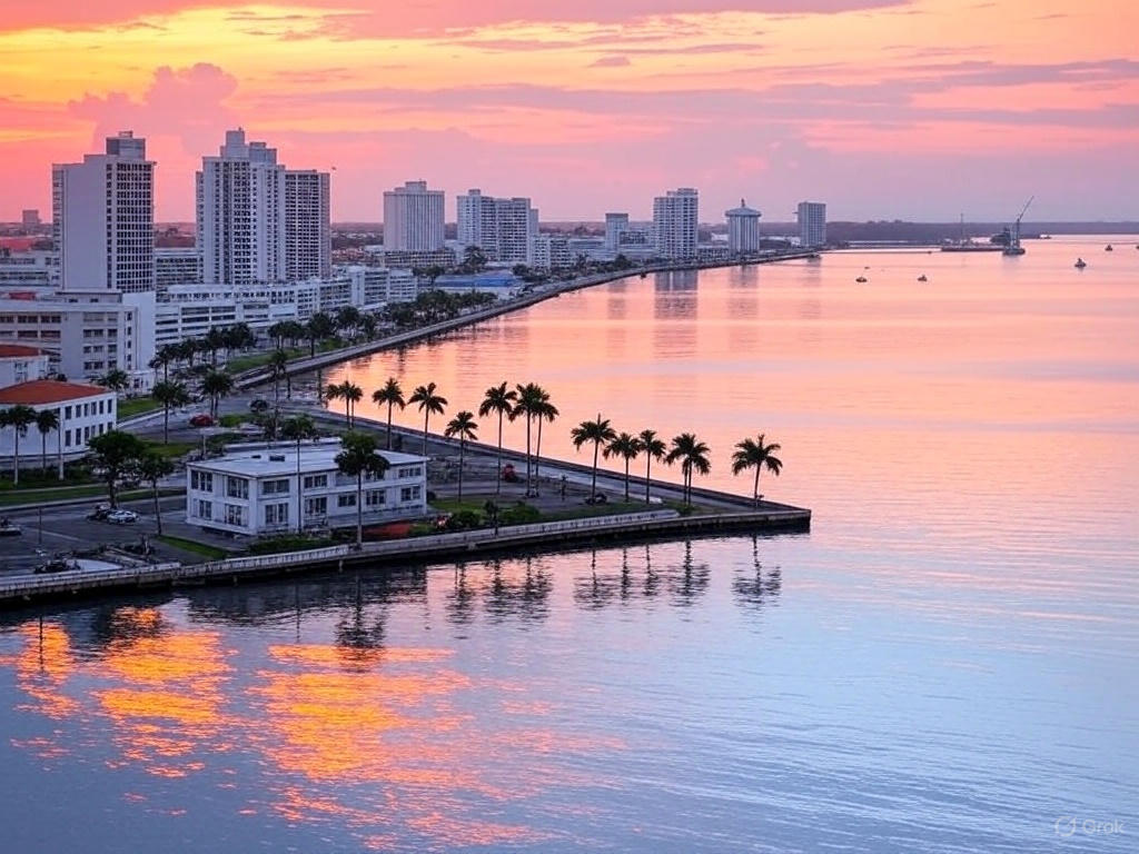 View of Panama City, FL