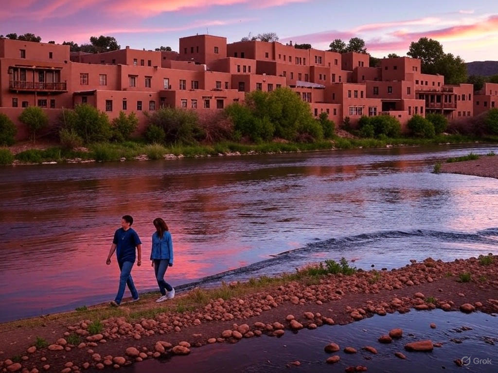 View of Santa Fe, NM