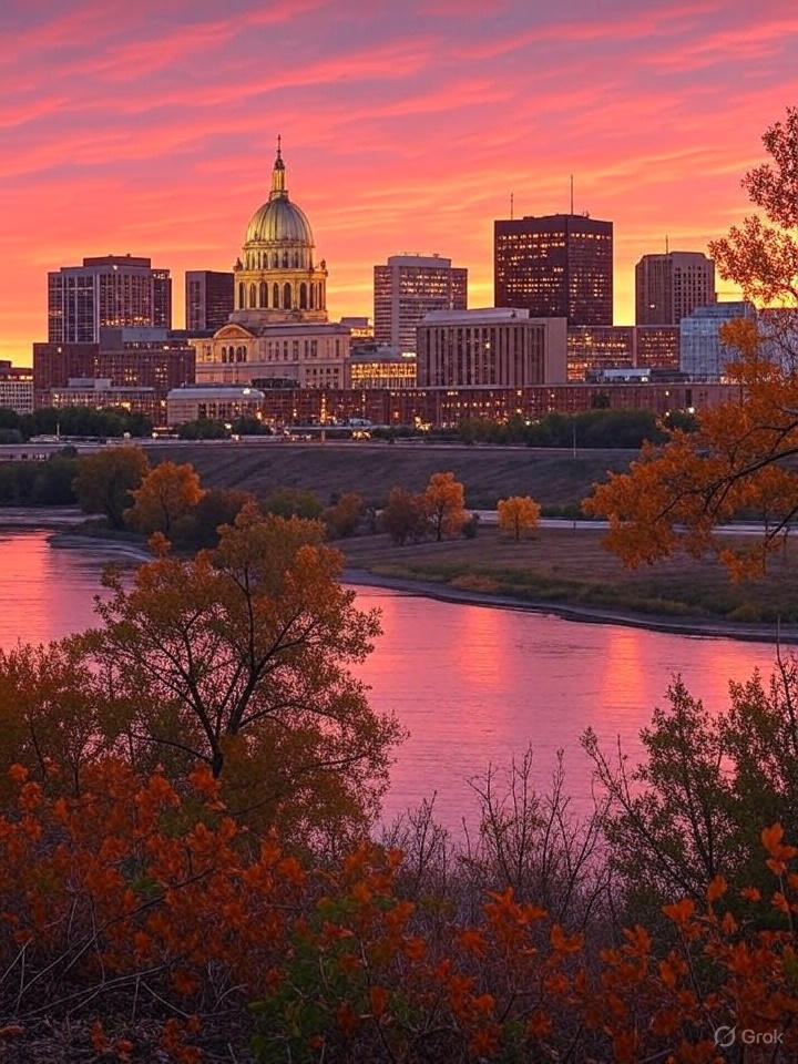 View of St Paul, MN